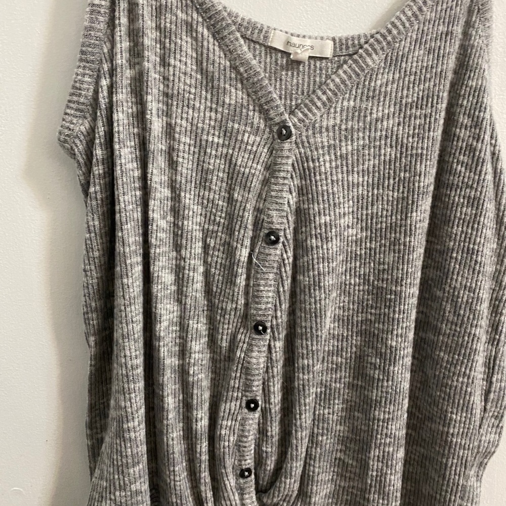 Grey tank top from Maurices